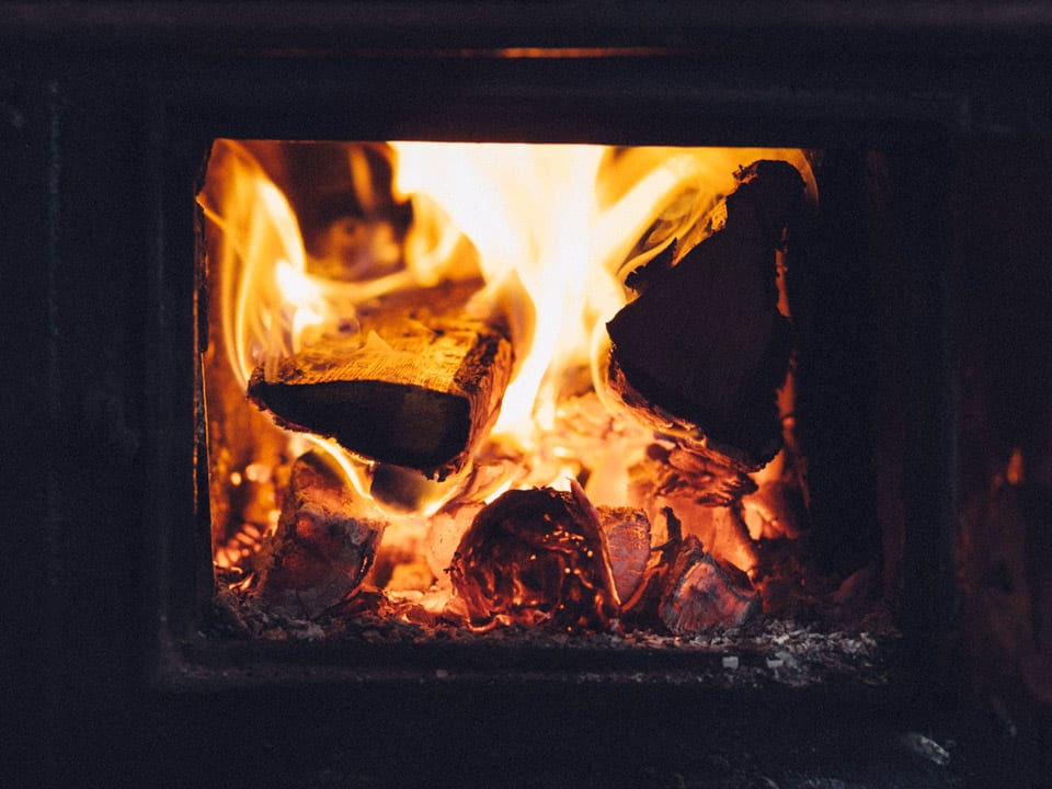 Wood burning and multifuel stove installation in thatched properties